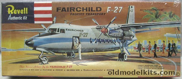 Revell 1/94 Fairchild F-27 - (F27), H297 plastic model kit